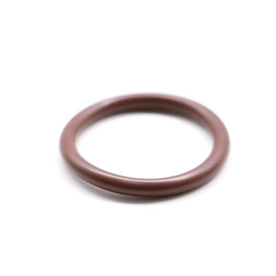 Brown FKM O Ring 70A Silicone Rubber Seal Gasket Corrosion Resistance